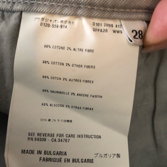 Prada jeans designer clothes grey pant - Picture 10 of 13
